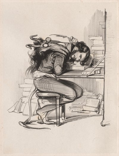 Émile Forgues Old Nick, c. 1835-1840. alkotó: Paul Gavarni