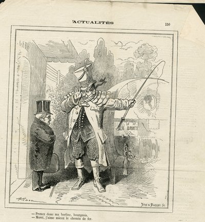 Illusztráció Hadolról (1835-1875) Le Charivariban alkotó: Paul Hadol