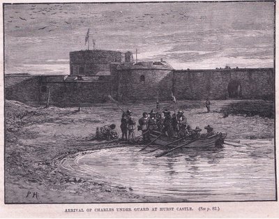 I. Károly érkezése őrzés alatt a Hurst kastélyba i.sz. 1648-ban alkotó: Paul Hardy