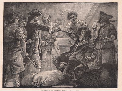 Wolfe Tone elfogása 1798-ban alkotó: Paul Hardy