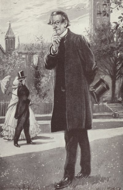 Illusztráció a Barchester Towershez, Anthony Trollope alkotó: Paul Hardy