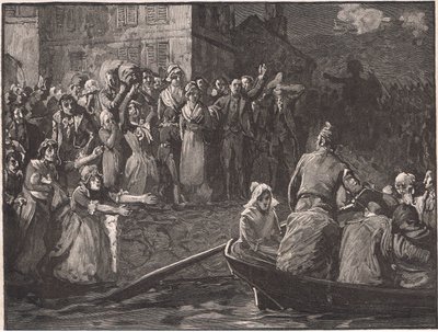 A királypártiak visszavonulása Toulonból Kr.u. 1793 alkotó: Paul Hardy