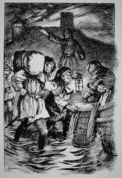 "The Owlers" (litho) alkotó: Paul Hardy