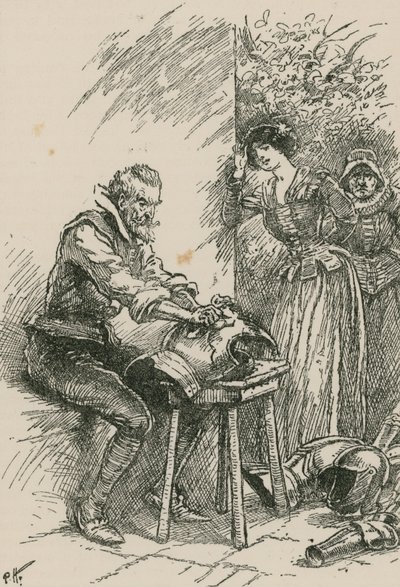 Az első dolga volt, hogy átkutasson egy páncélruhát, amely a dédapjáé volt alkotó: Paul Hardy