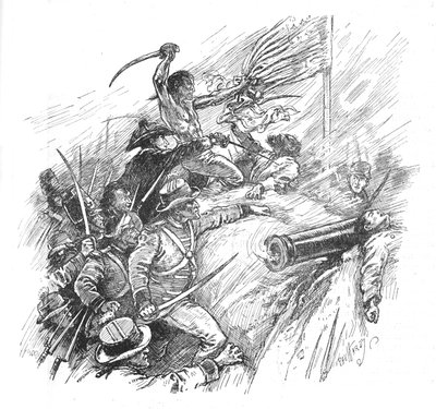Törekedtek a sánc méretére, 1902 alkotó: Paul Hardy