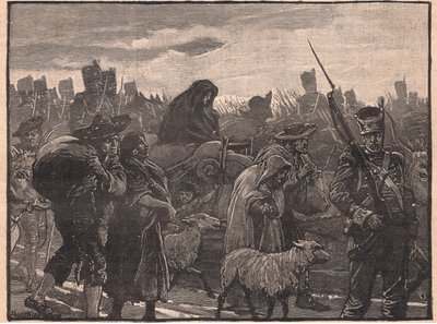 Wellingtons visszavonulása Coimbrából 1810 AD alkotó: Paul Hardy