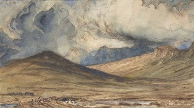 Auvergne-i hegyek, 1831-33. alkotó: Paul Huet