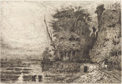 Vihar a nap végén alkotó: Paul Huet