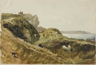 A Dieppe-i sziklák alkotó: Paul Huet