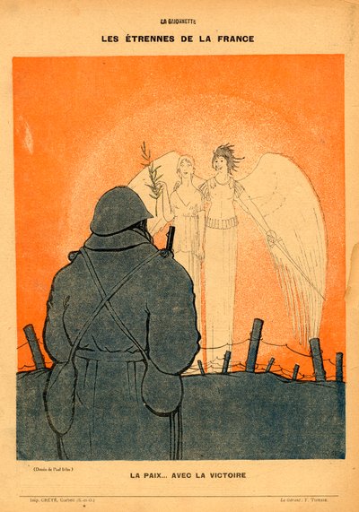 La Baionnette, Szatirikus színekben alkotó: Paul Iribe