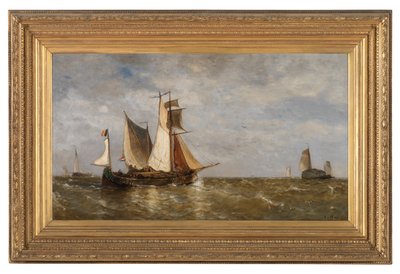 A Scheldt szája (olaj, vászon) alkotó: Paul Jean Clays