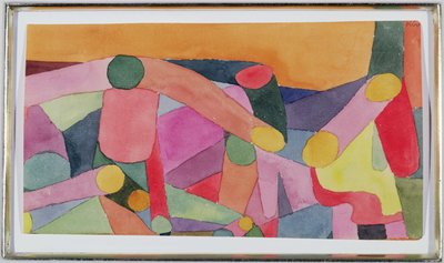 (Név nélkül) Színkompozíció, 1914 körül (akvarell és ceruza papíron) alkotó: Paul Klee