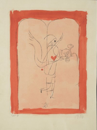 Egy zseni kis reggelit szolgál fel, 1920. alkotó: Paul Klee