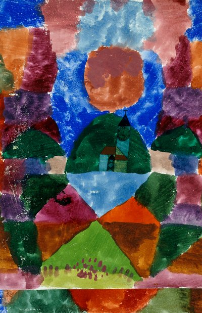 Tegernsee tömörített képe alkotó: Paul Klee
