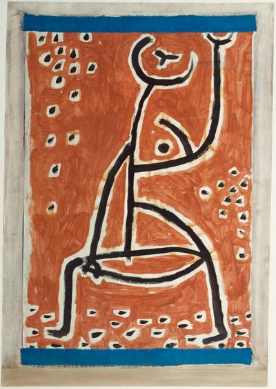 Egy sportos hölgy (lihegve) alkotó: Paul Klee