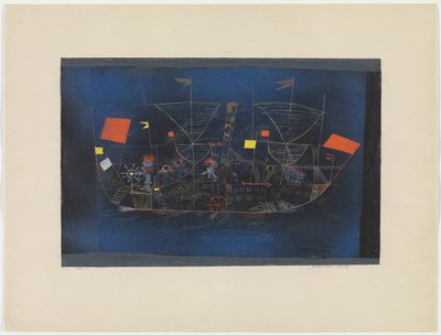 Kalandhajó Kalandhajó, 1927. alkotó: Paul Klee