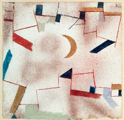 Absztrakt félhold alkotó: Paul Klee