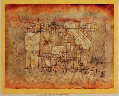 A léggőzös érkezése alkotó: Paul Klee