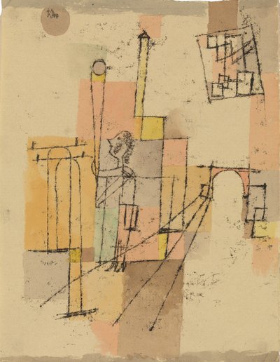 Az ünnep előtt, 1920. alkotó: Paul Klee
