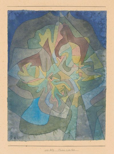 Blumen in der Vase Virágok a vázában, 1929. alkotó: Paul Klee