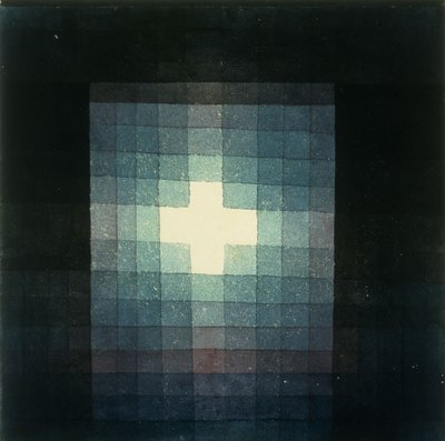 Keresztény sírkereszt kép alkotó: Paul Klee