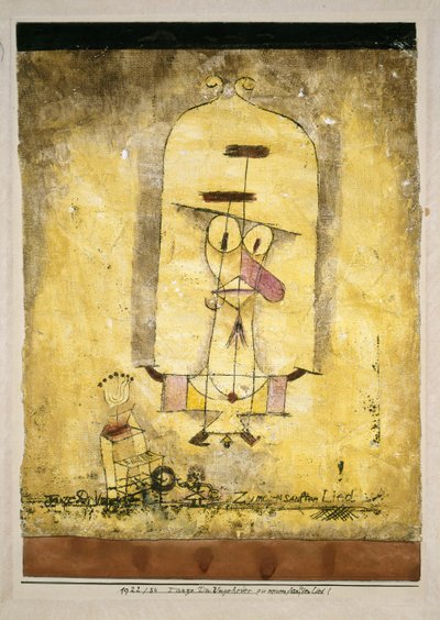 Dance You Monster to My Soft Song!, 1922. alkotó: Paul Klee
