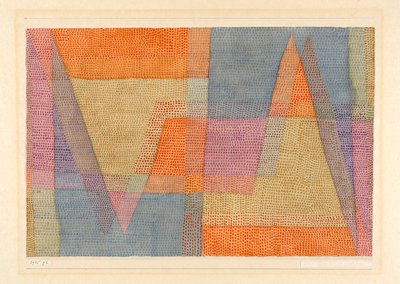 Das Licht und die Schärfen La lumière et les arêtes, 1935. alkotó: Paul Klee