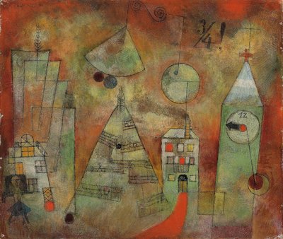 Sorsdöntő óra negyed tizenkettőkor; Sorsdöntő óra negyed tizenkettőkor alkotó: Paul Klee