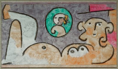 Gedanken an Nachkommenschaft - Gondolatok az utódokról (akvarell) alkotó: Paul Klee