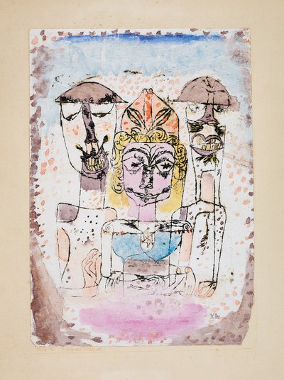 Görögök és barbárok, 1920. alkotó: Paul Klee