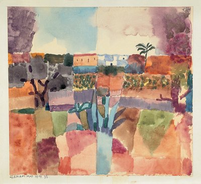 Hammamet, 1914. alkotó: Paul Klee