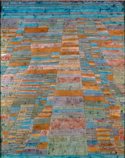 Fő és mellékutak alkotó: Paul Klee