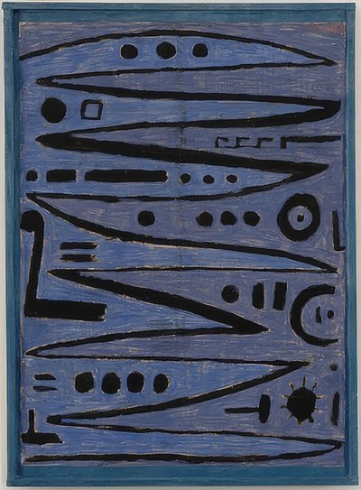 Hősies íjvonások. 1938 alkotó: Paul Klee