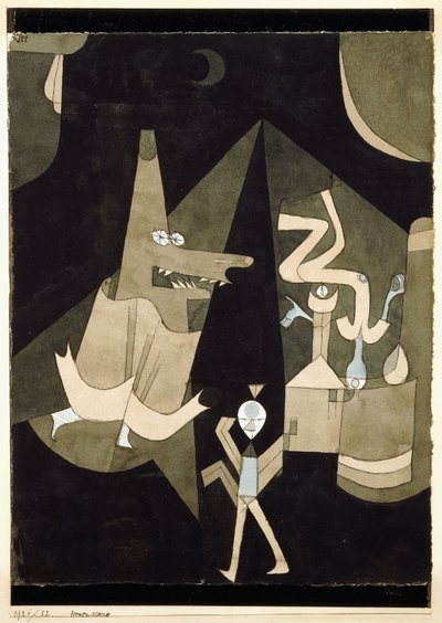 Hexen-jelenet alkotó: Paul Klee
