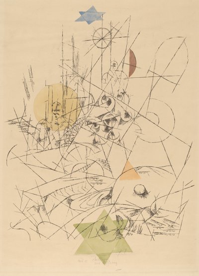 Remény és pusztulás Pusztulás és remény, 1916. alkotó: Paul Klee