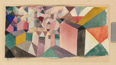 Betekintés egy városba; betekintést egy városba alkotó: Paul Klee