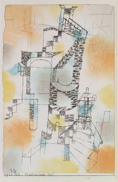 Olasz udvar alkotó: Paul Klee