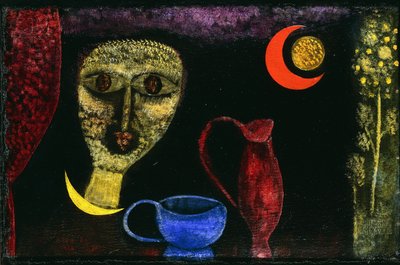 Kerámia misztikus (csendélet módjára) alkotó: Paul Klee
