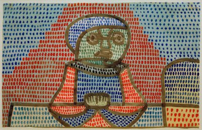 Fiú az asztalnál alkotó: Paul Klee