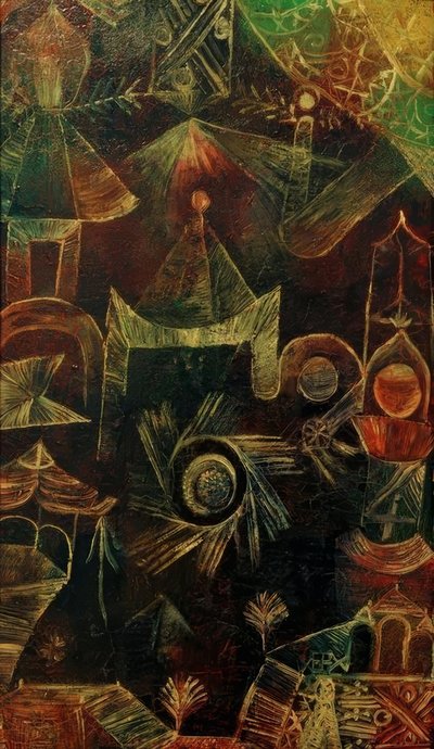 Kozmikus építészet alkotó: Paul Klee