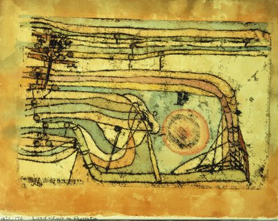 Táj a Pankentonban alkotó: Paul Klee