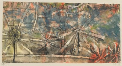 Lanterns utcai lámpák, 1912. alkotó: Paul Klee