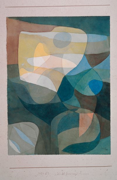Fénytágítás I, 1929. alkotó: Paul Klee