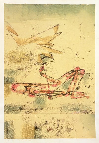 Villámcsapás alkotó: Paul Klee
