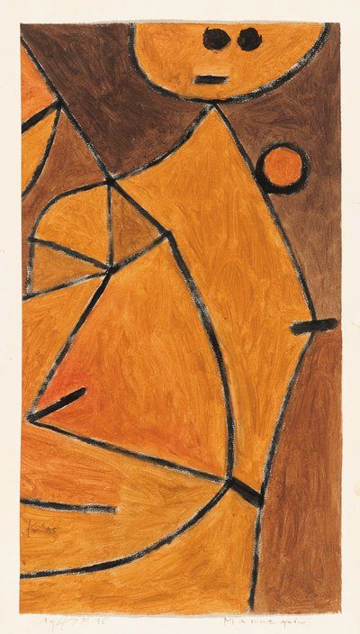 Manöken, 1940. alkotó: Paul Klee
