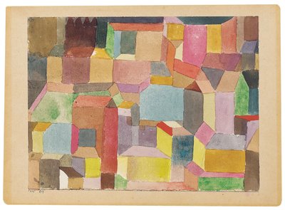 Középkori város alkotó: Paul Klee