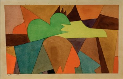 d-vel. barna hegyek alkotó: Paul Klee