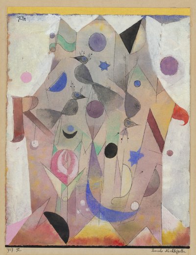 Perzsa csalogányok (Persian Nightingales) alkotó: Paul Klee