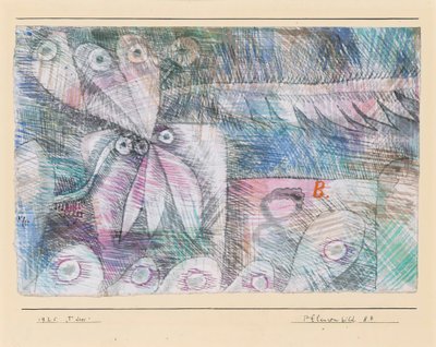 Növények 8.B. kép, 1925. alkotó: Paul Klee
