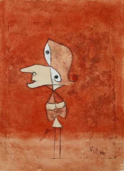Brigitte portréja (egész ábra); Brigitte portréja (egész alak) alkotó: Paul Klee
